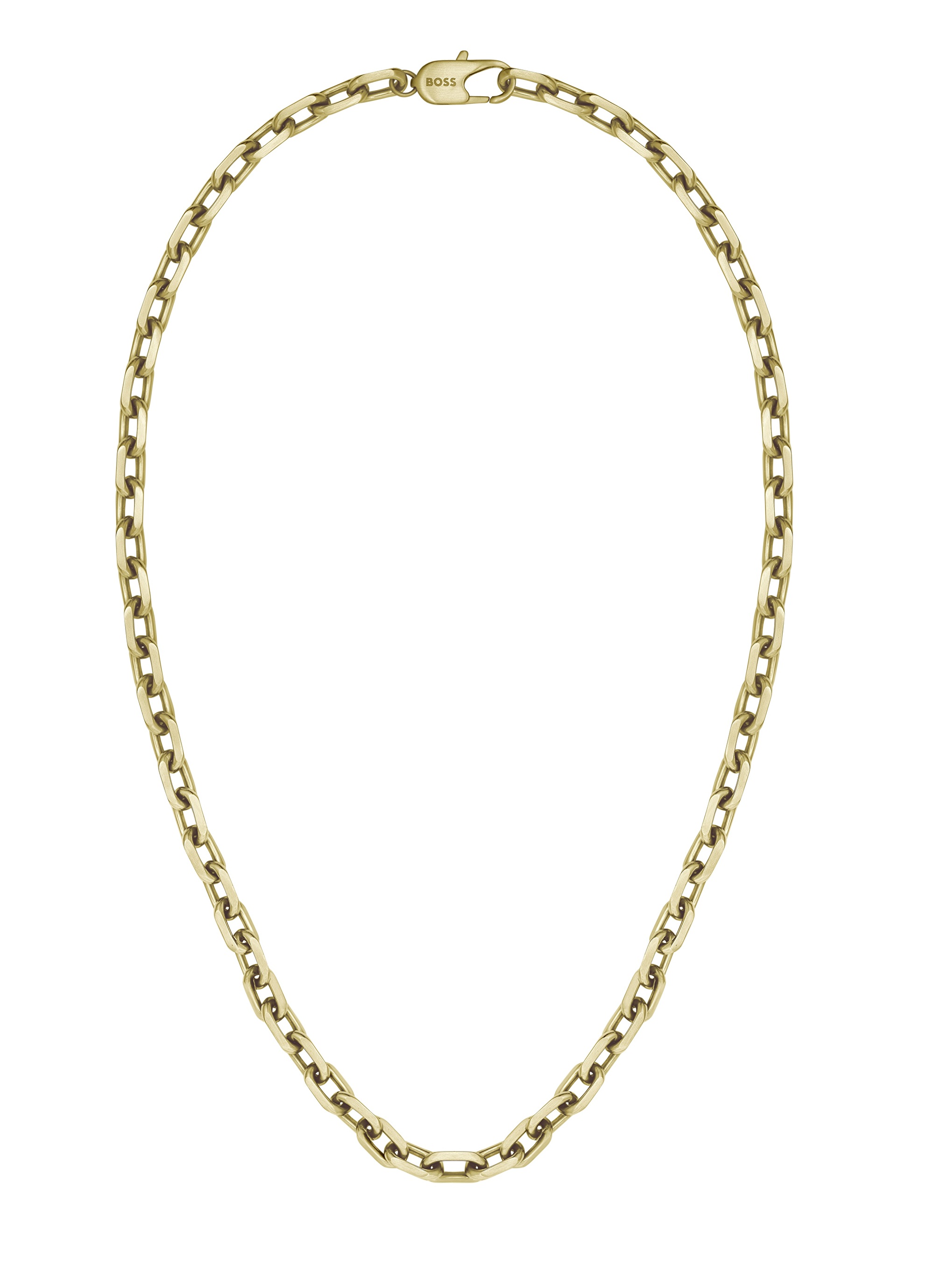 Hugo Boss -  Moderní pozlacený náhrdelník pro muže 1580534