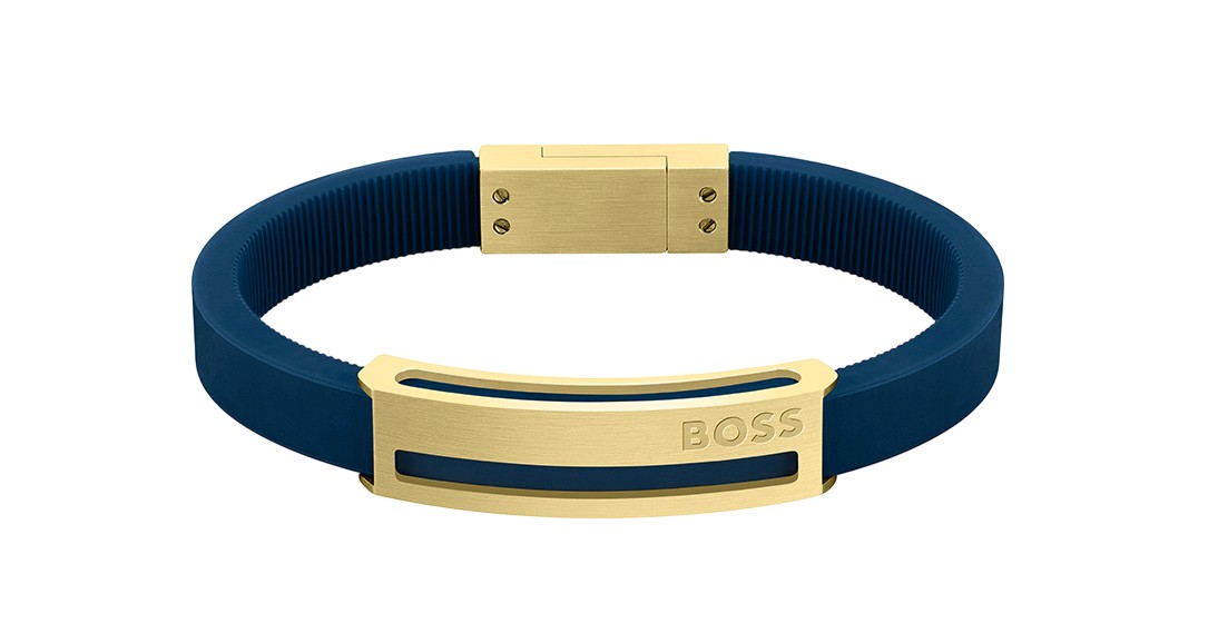 Hugo Boss Pánsky oceľový náramok Sakis 1580362 19 cm