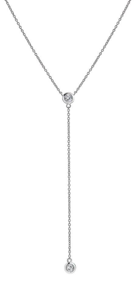 Levně Hot Diamonds Elegantní stříbrný náhrdelník s diamantem Tender DN176