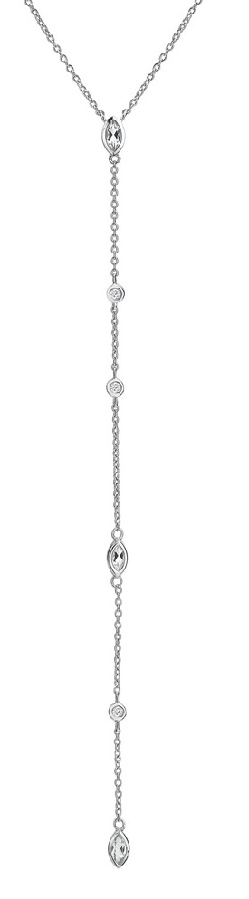 Hot Diamonds Nádherný strieborný náhrdelník s diamantom Tender DN178