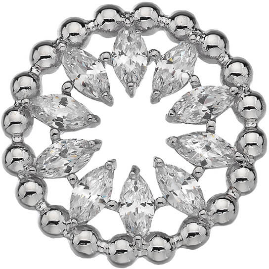 Levně Hot Diamonds Přívěsek Hot Diamonds Emozioni Alloro Innocence Coin EC456-EC457 3,3 cm