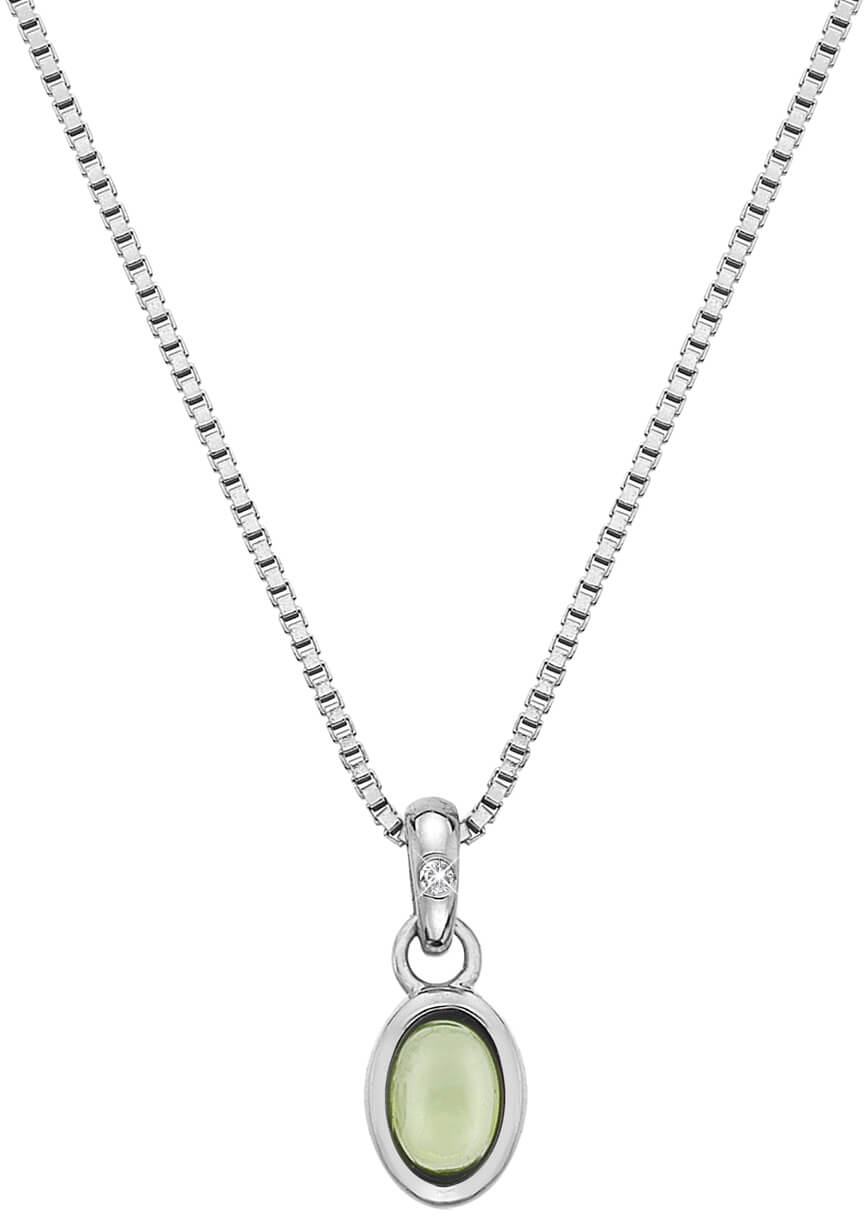 Hot Diamonds Stříbrný náhrdelník pro narozené v srpnu Birthstone DP761