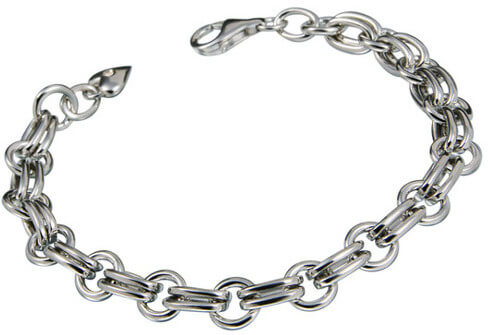 Hot Diamonds Bracciale in argento con diamante Charm Statement DL071