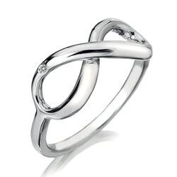 Hot Diamonds Stříbrný prsten Hot Diamonds Infinity DR144 50 mm