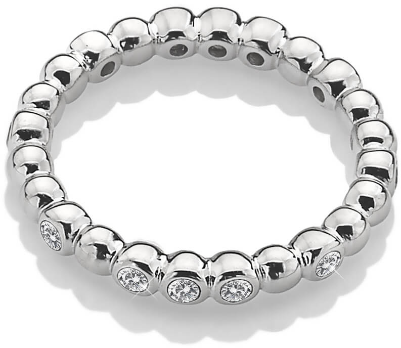 Hot Diamonds Třpytivý stříbrný prsten Emozioni ER024 50 mm