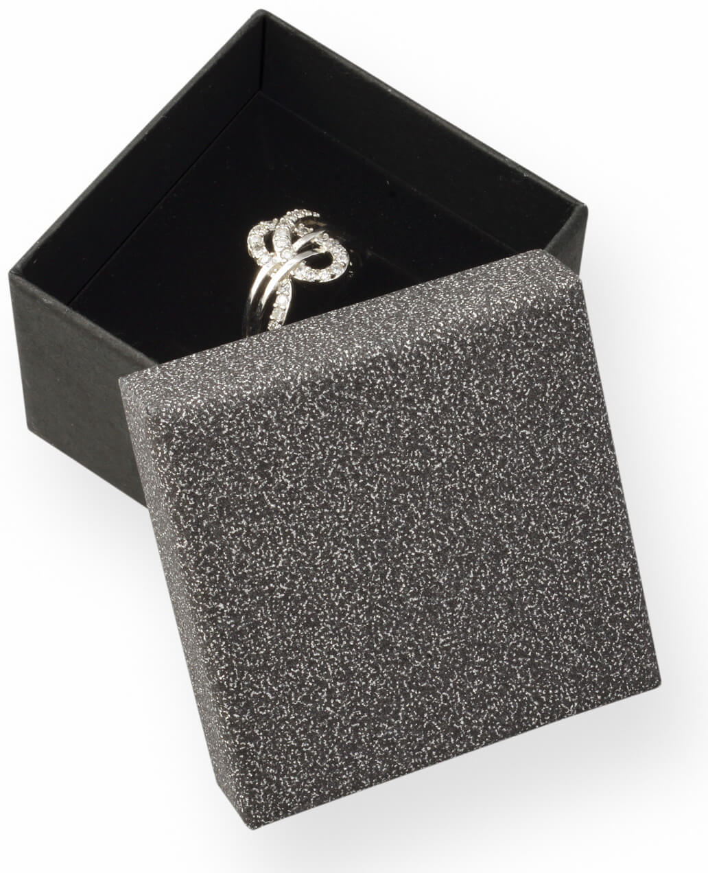 JK Box Elegantní dárková krabička na prsten MG-3/A25