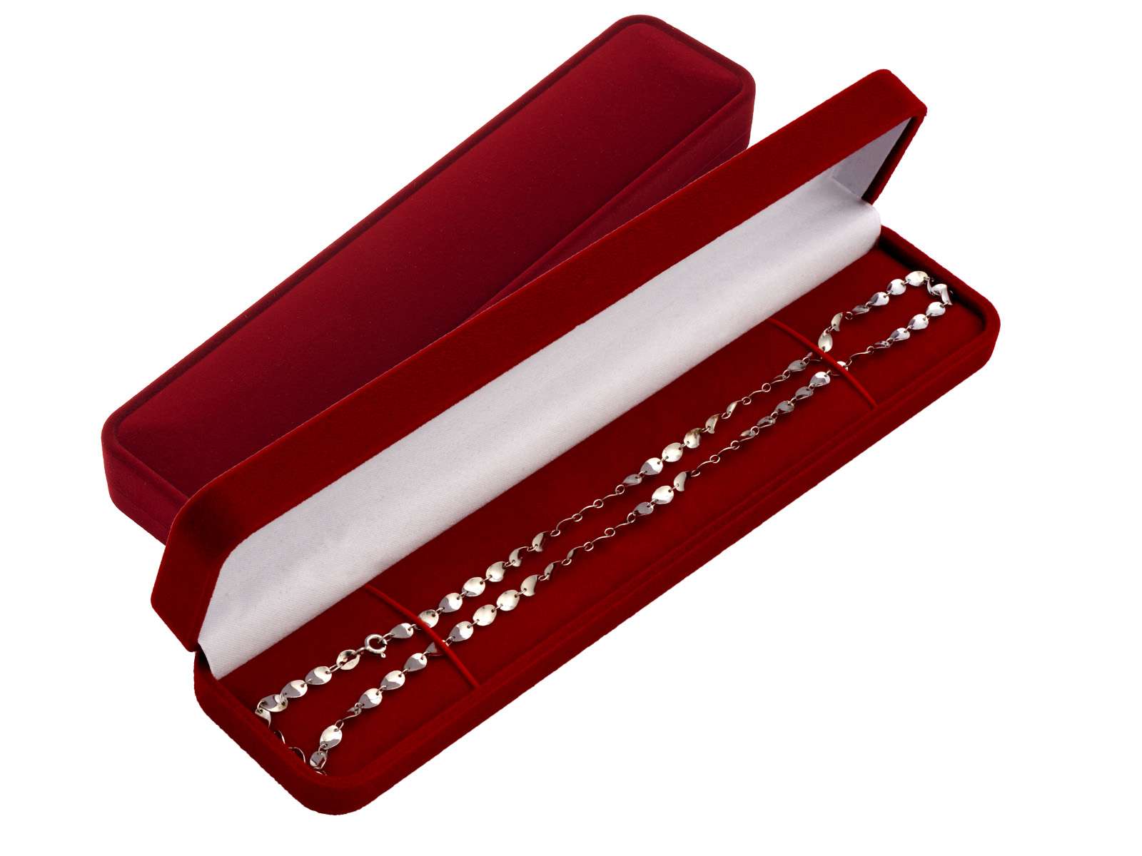 JK Box Elegantná darčeková krabička na náramok alebo náhrdelník HB-9/A10