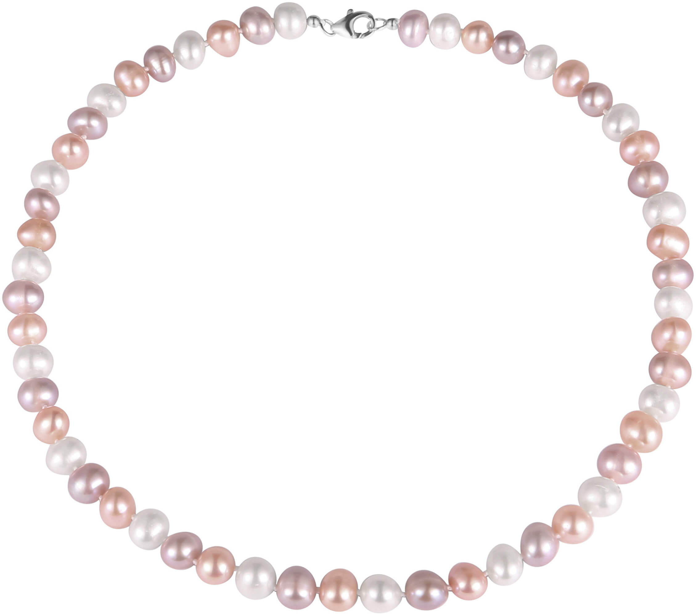 Levně JwL Luxury Pearls Multibarevný náhrdelník z pravých perel JL0568