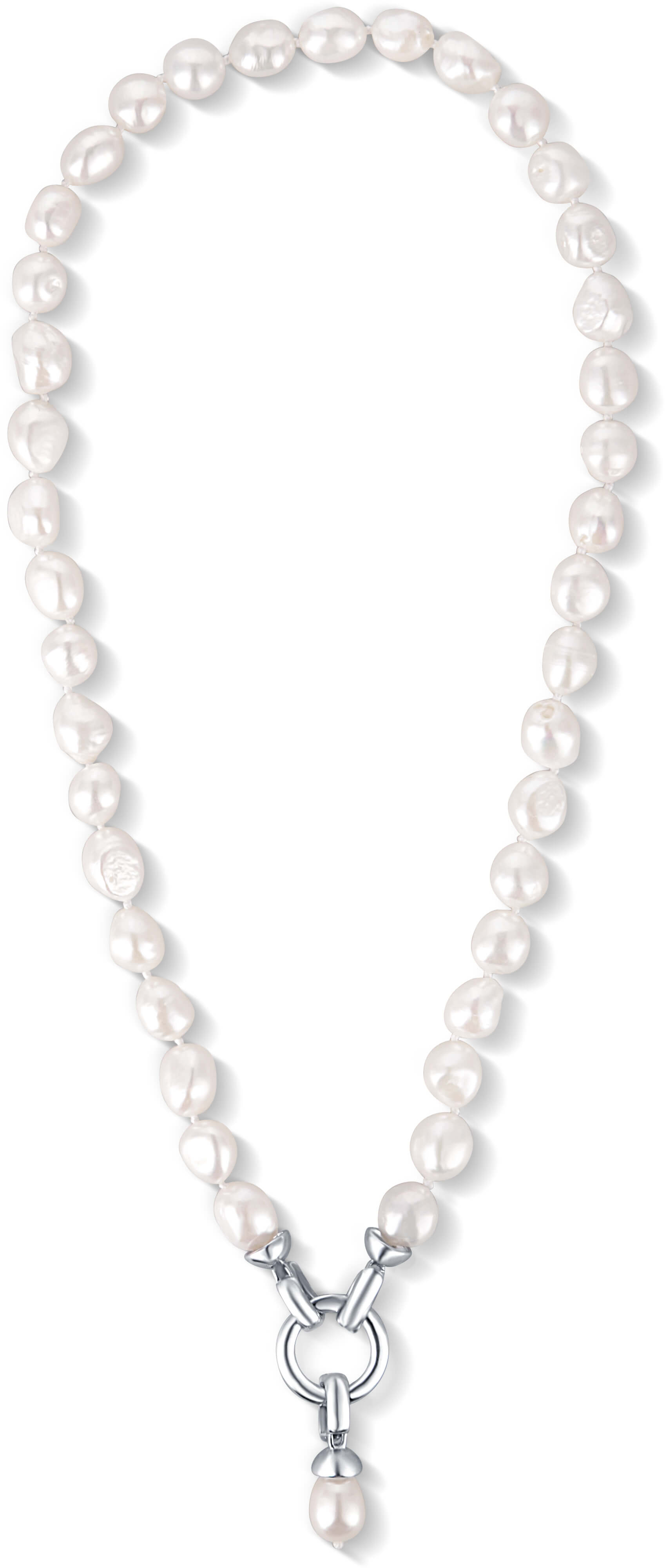 Náhrdelník z pravých bílých perel JL0559