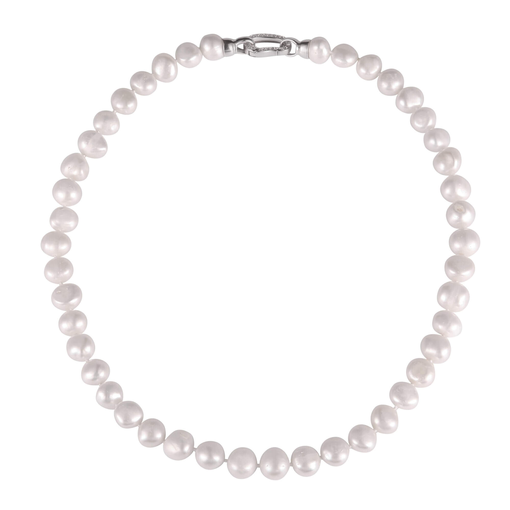 JwL Luxury Pearls Perlový náhrdelník z barokních perel a zirkony JL0597
