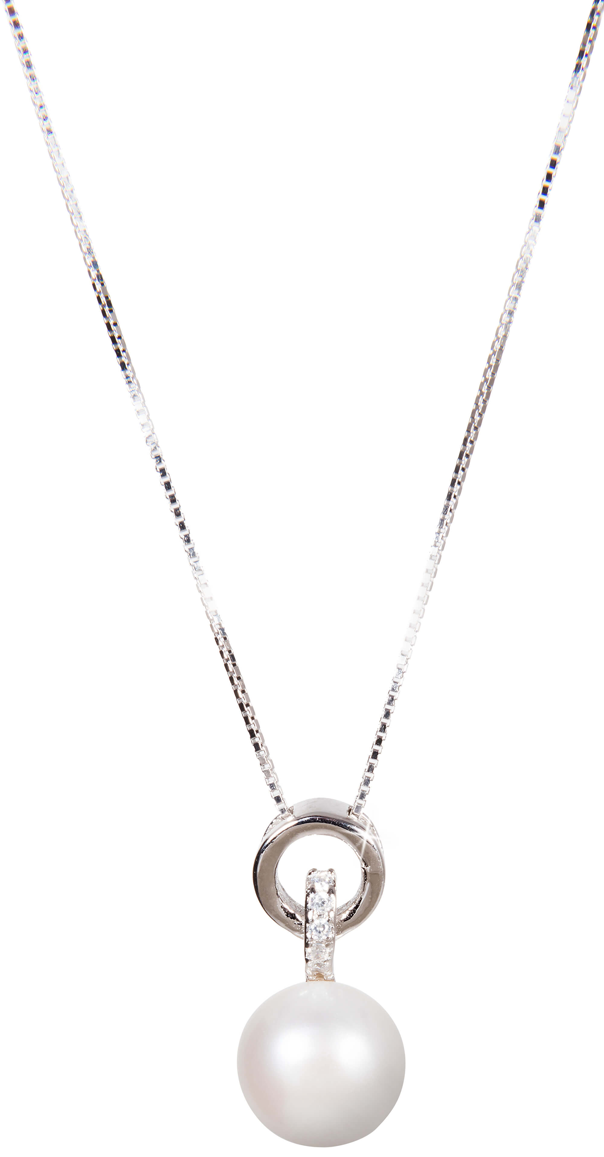 JwL Luxury Pearls Ezüst nyaklánc igazgyönggyel JL0454 (lánc, medál)