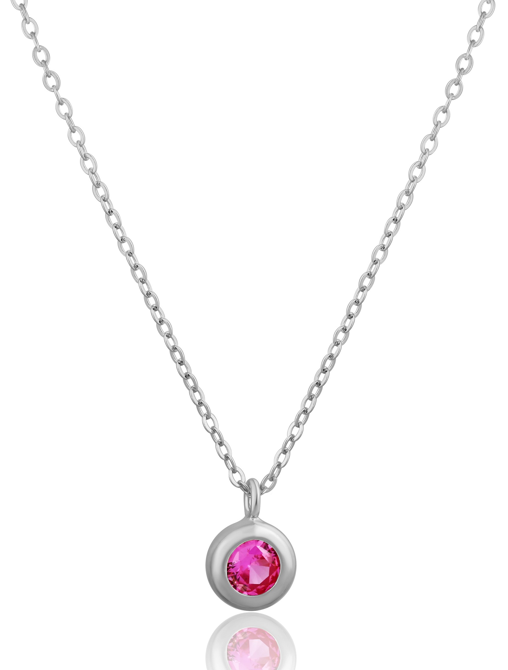 JVD Očarujúce strieborný náhrdelník so zirkónom SVLN0445SH2R145