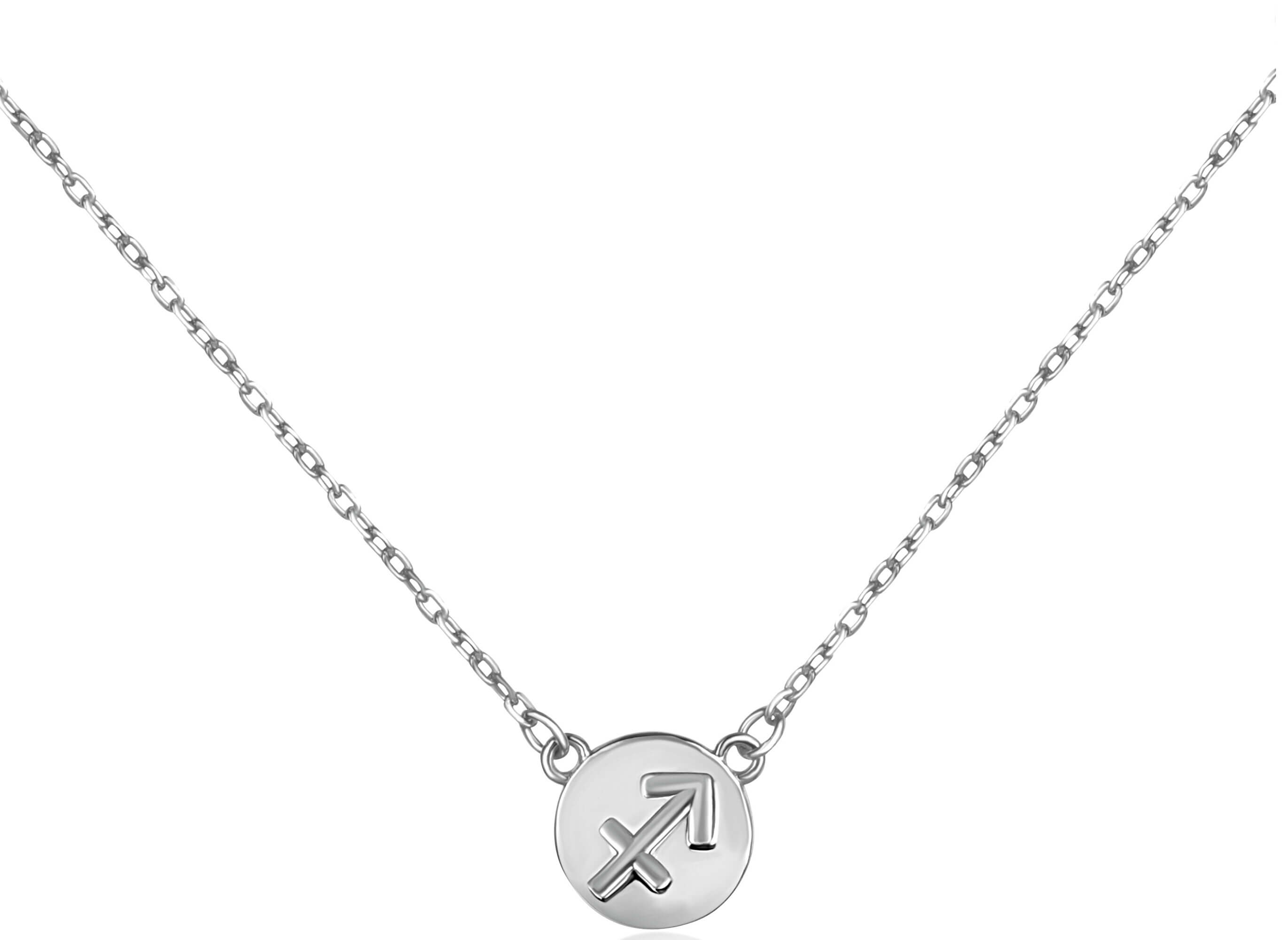 JVD Stříbrný náhrdelník s přívěskem Střelec SVLN0165XF300ST