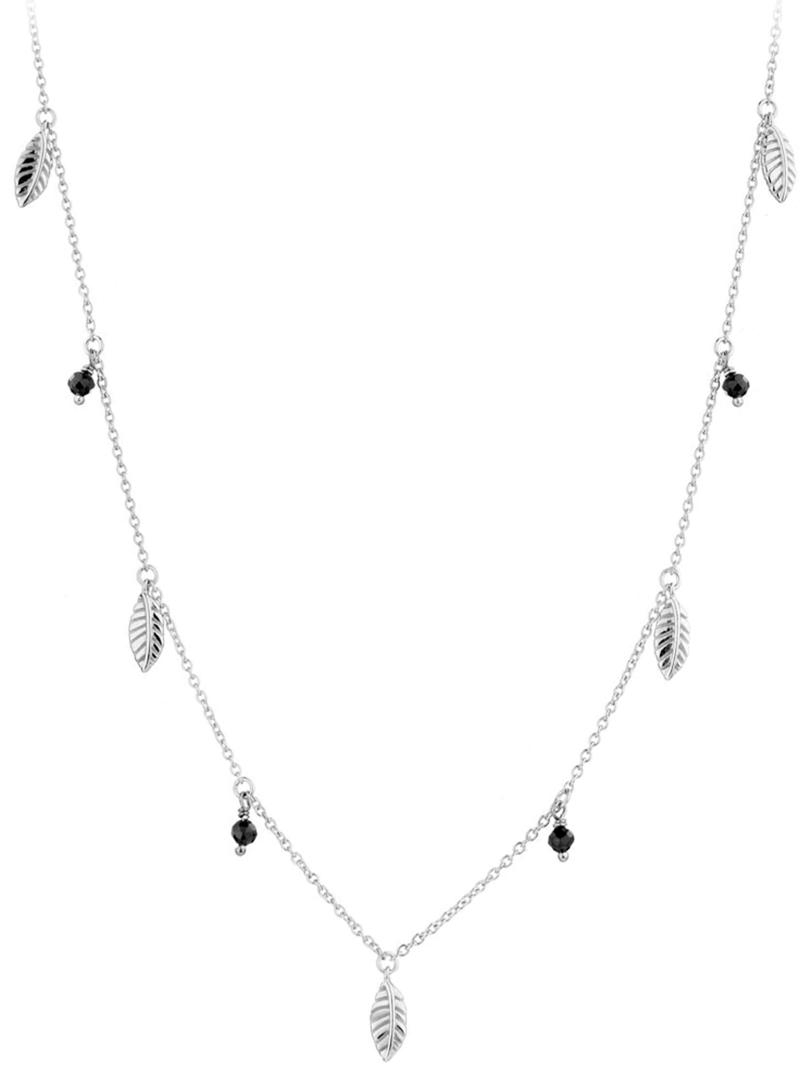 Levně JVD Stříbrný náhrdelník s přívěsky SVLN0176XH2NO00