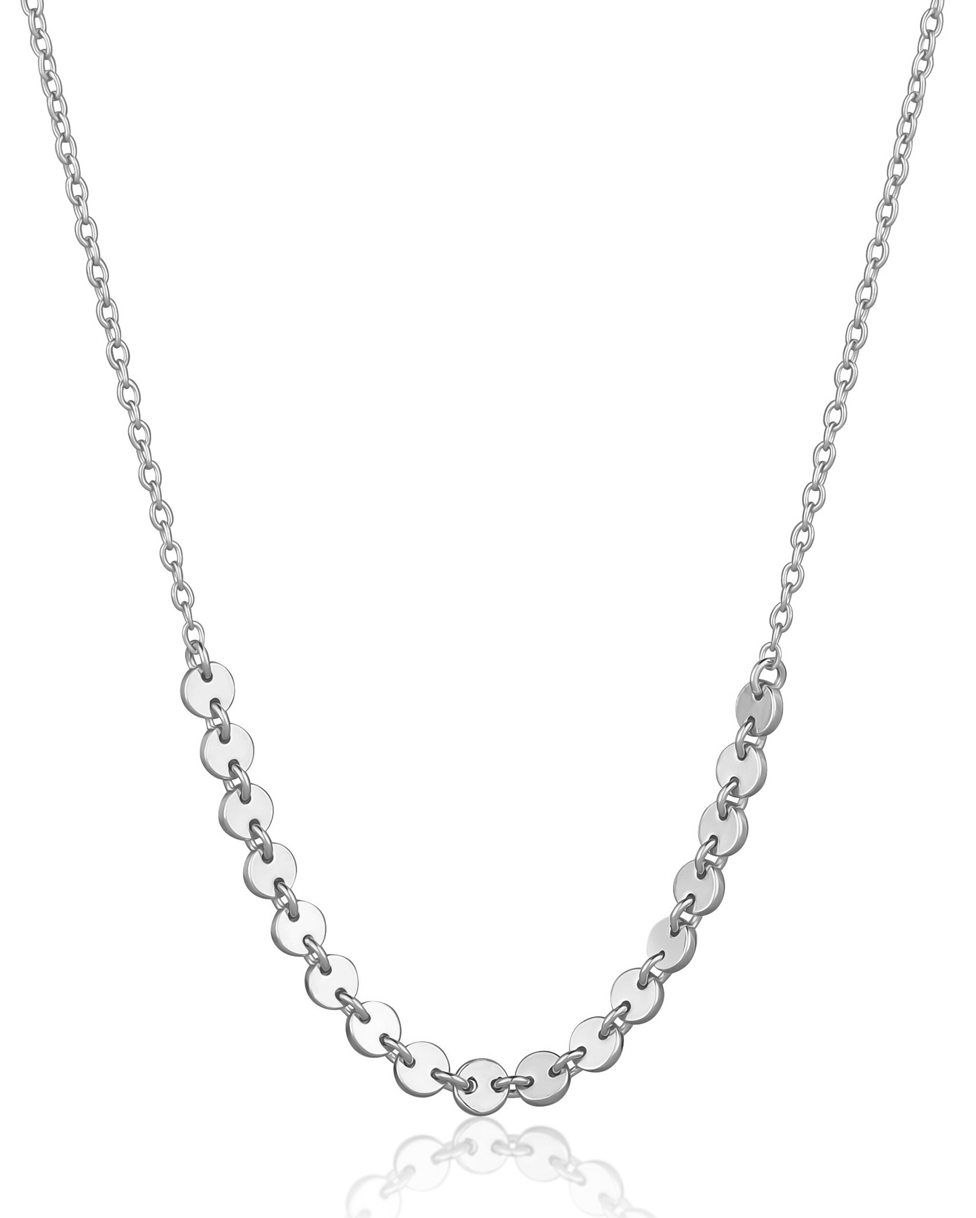 JVD Stylový stříbrný náhrdelník SVLN0705S750045