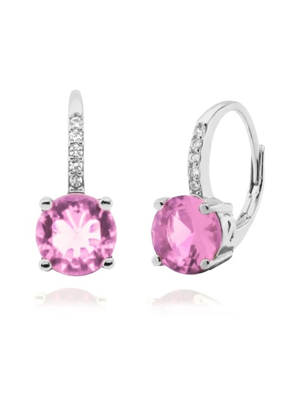 JVD Orecchini in argento con zirconi rosa SVLE0853XH2R200