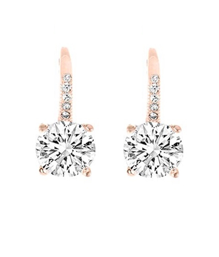 JVD Lenyűgöző, aranyozott fülbevalók cirkónium kővel SVLE0853XH2RO00