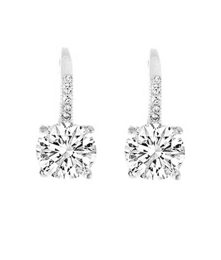 JVD Elegáns ezüst fülbevaló cirkónium kövekkel SVLE0853XH2BI00