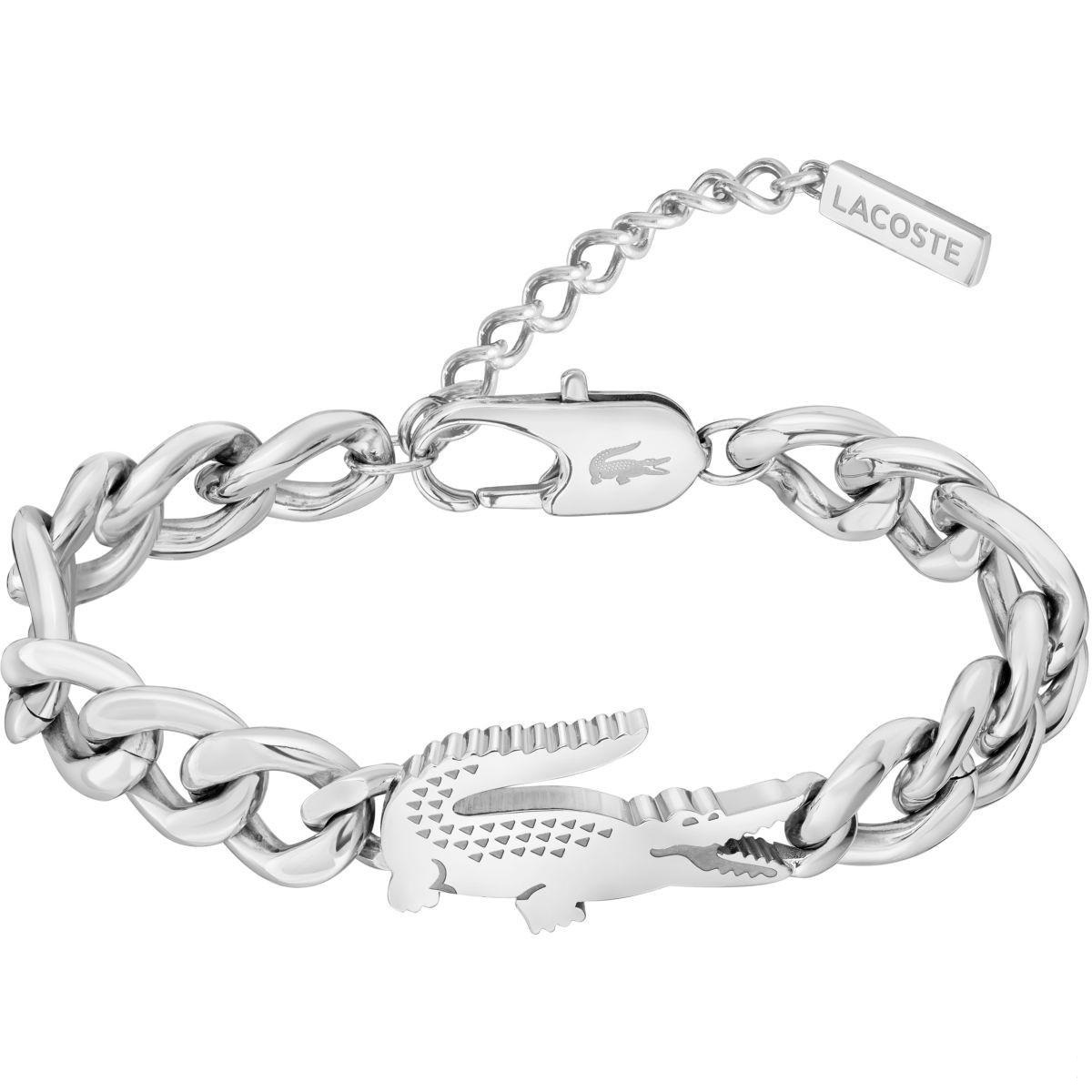Lacoste Dámský ocelový náramek Crocodile 2040373