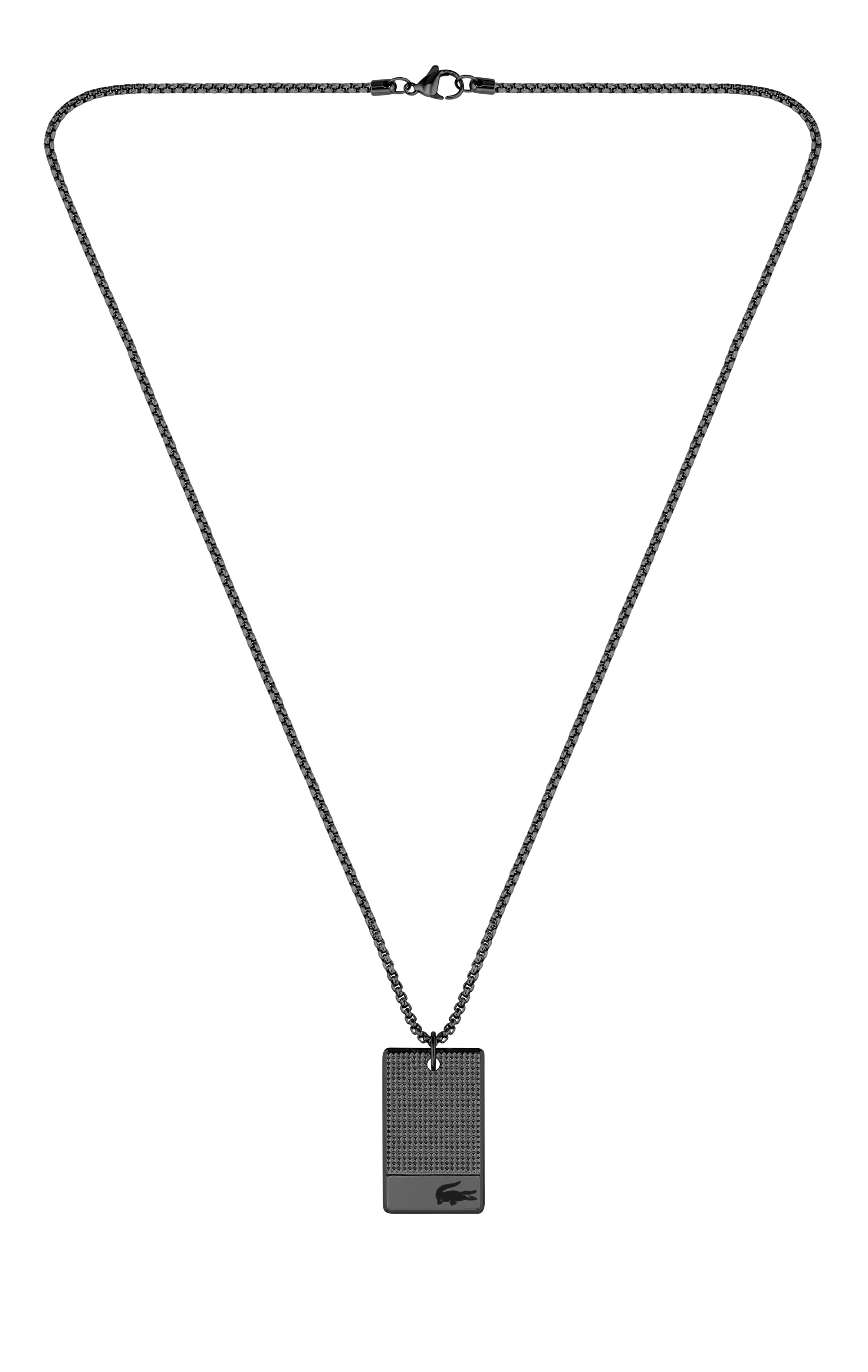 Lacoste Módní pánský ocelový náhrdelník Stencil 2040189
