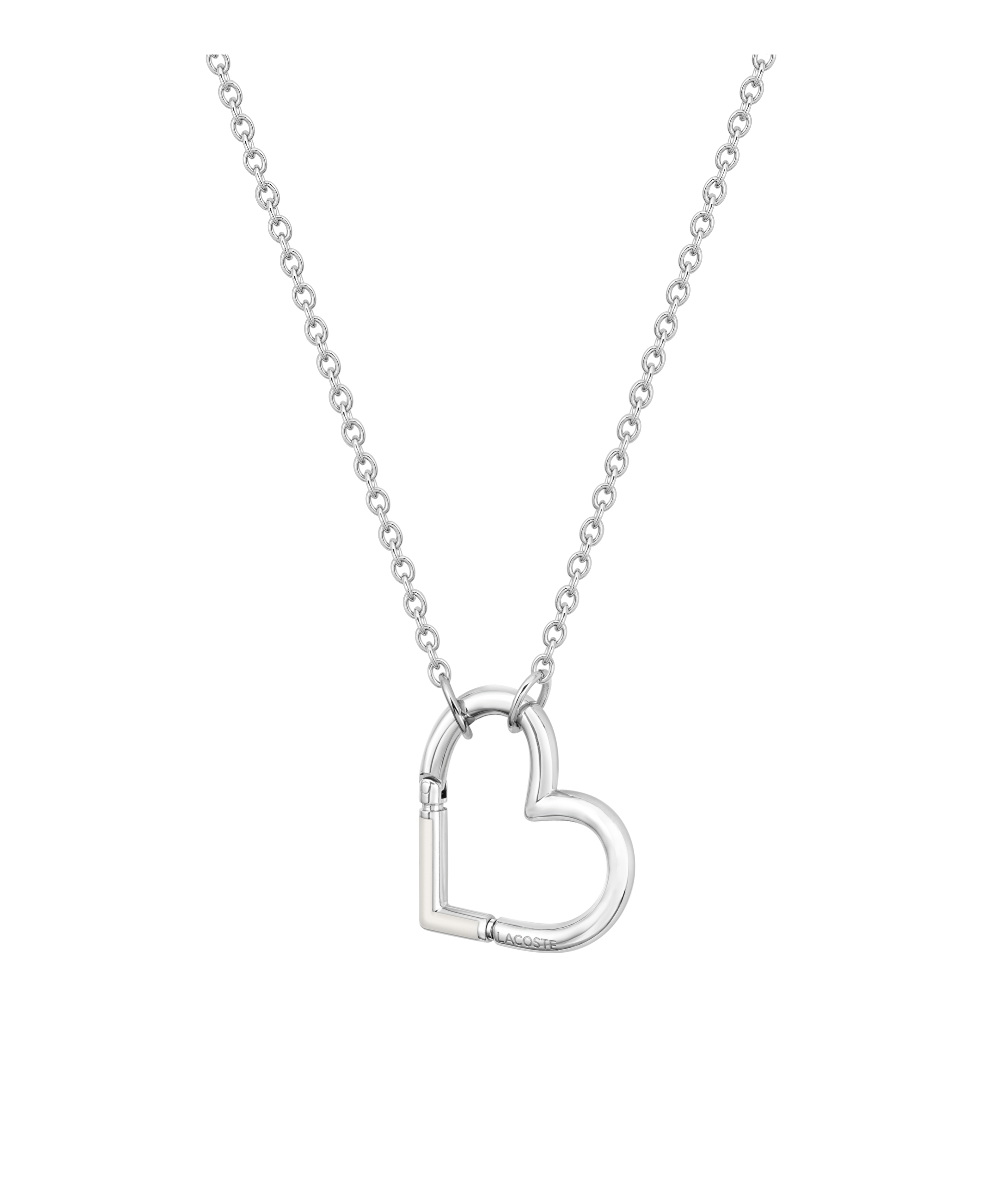 Levně Lacoste Romantický ocelový náhrdelník Srdíčko Ines 2040328