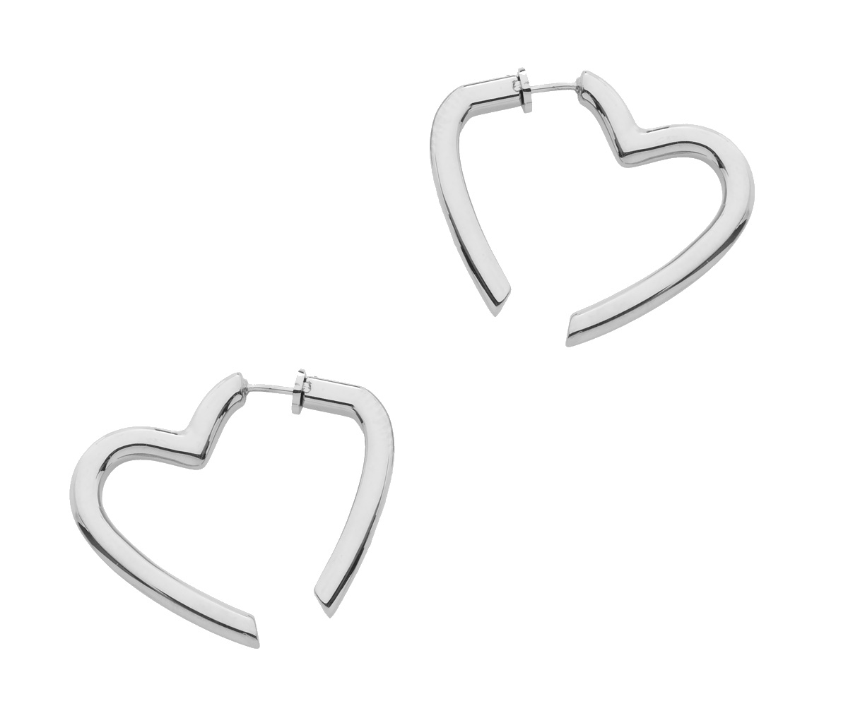 Liu Jo Ocelové náušnice Srdce Icones LJ3197