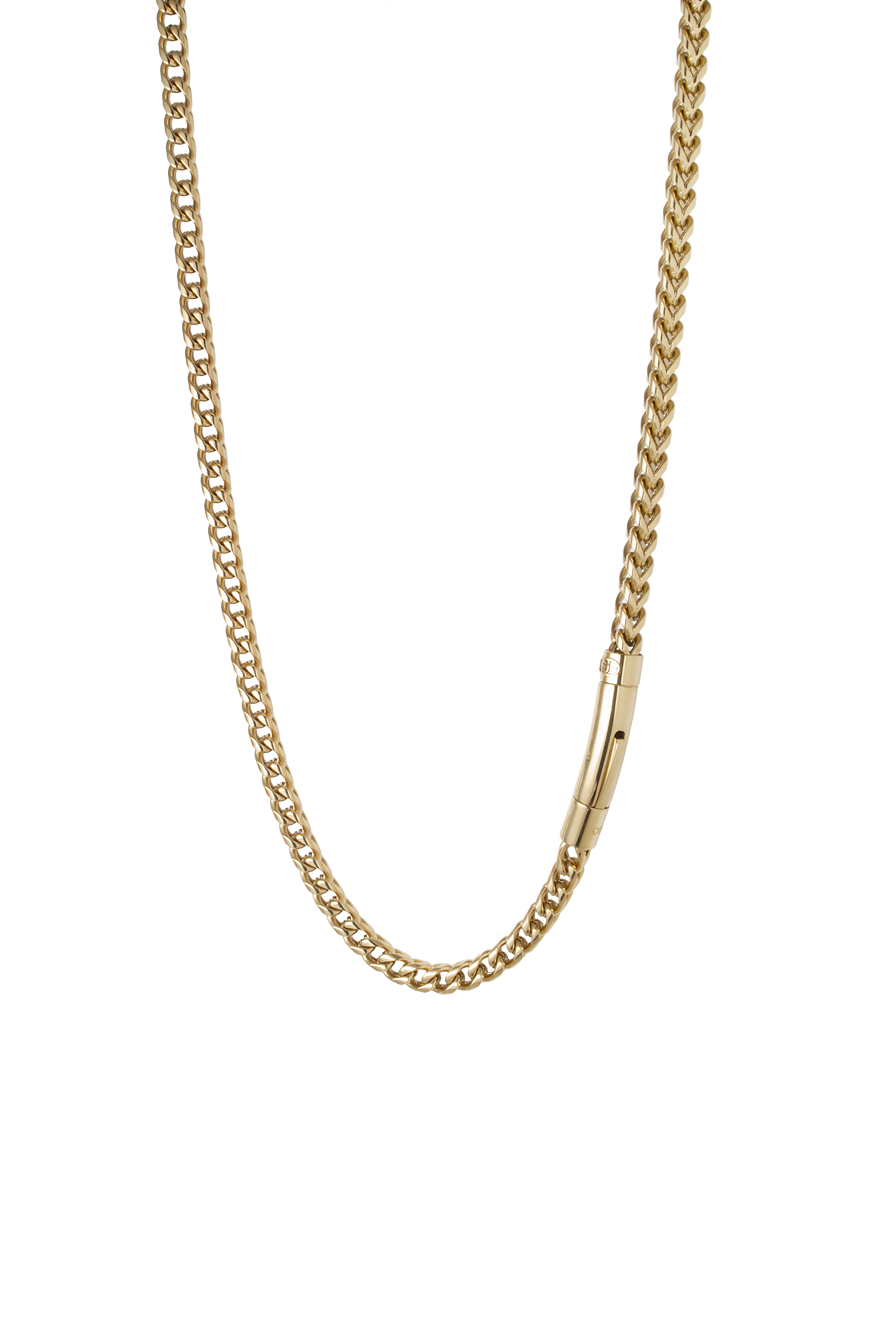 Liu Jo Pánský pozlacený náhrdelník z oceli MLJ685