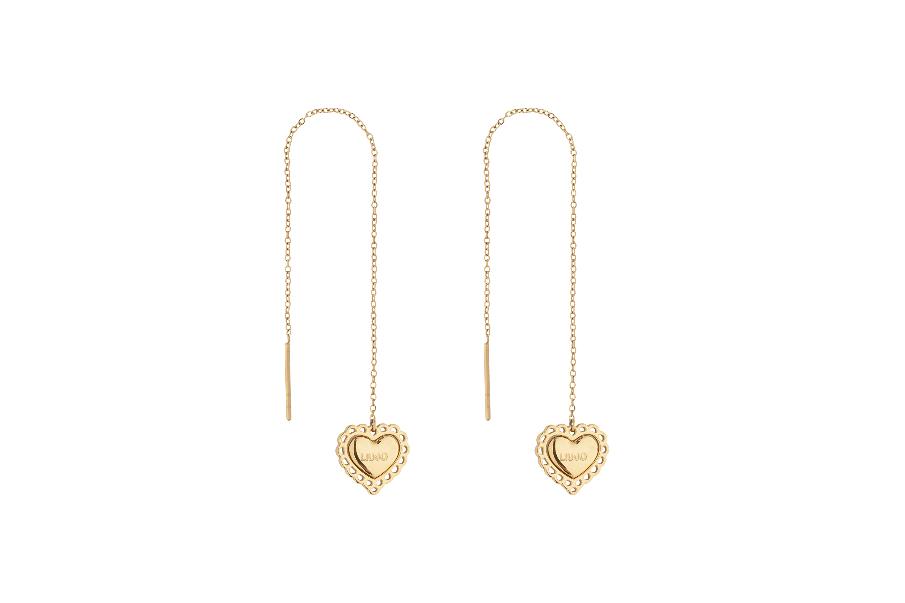 Liu Jo Pozlacené náušnice s hvězdičkami Icones LJ3203