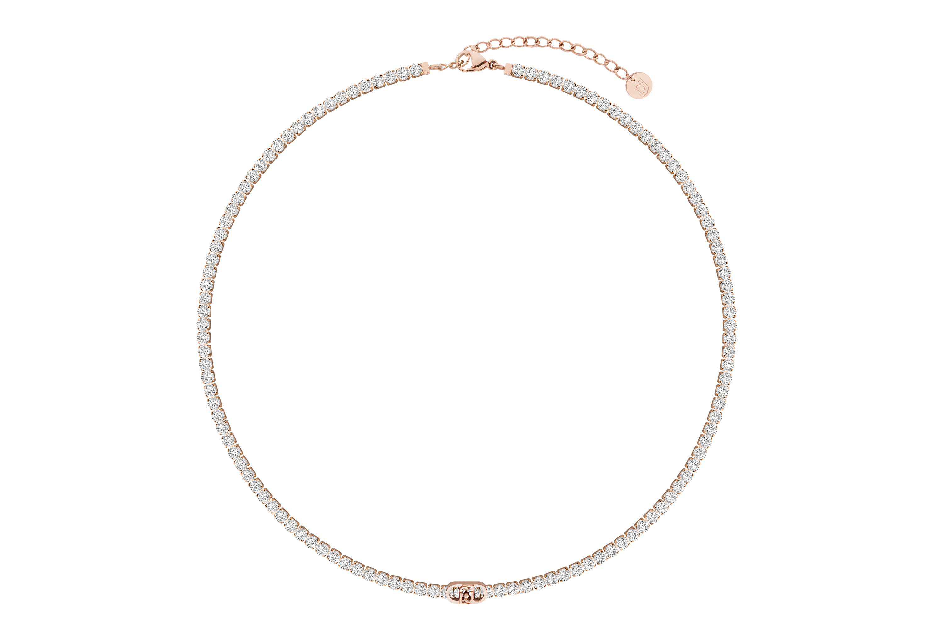 Liu Jo Pozlacený tenisový náhrdelník Stones LJ3212