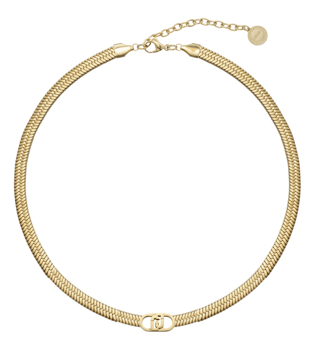 Liu Jo Slušivý pozlacený náhrdelník pro ženy Hádek LJ3067