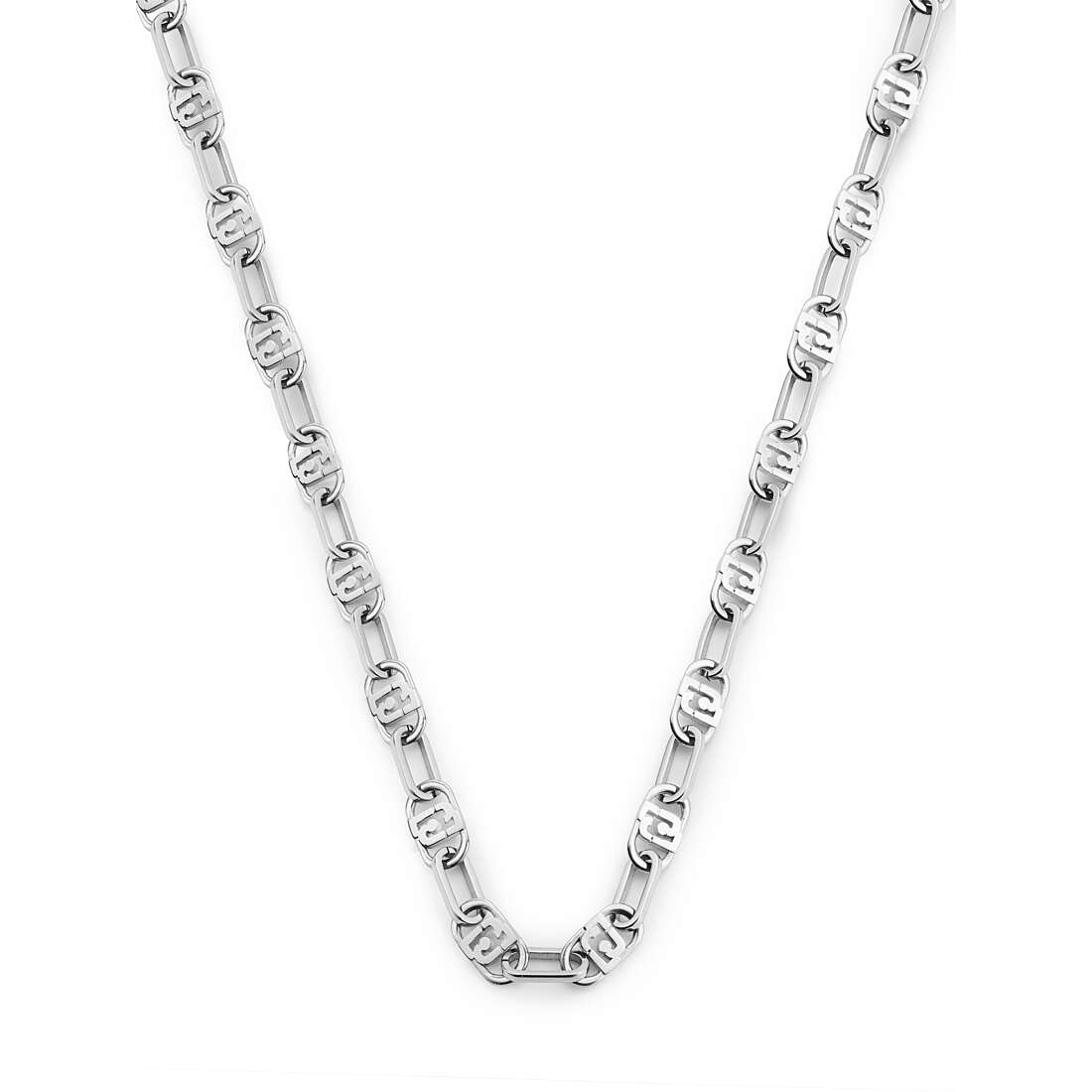 Liu Jo Štýlový oceľový náhrdelník s logami Fashion LJ2050