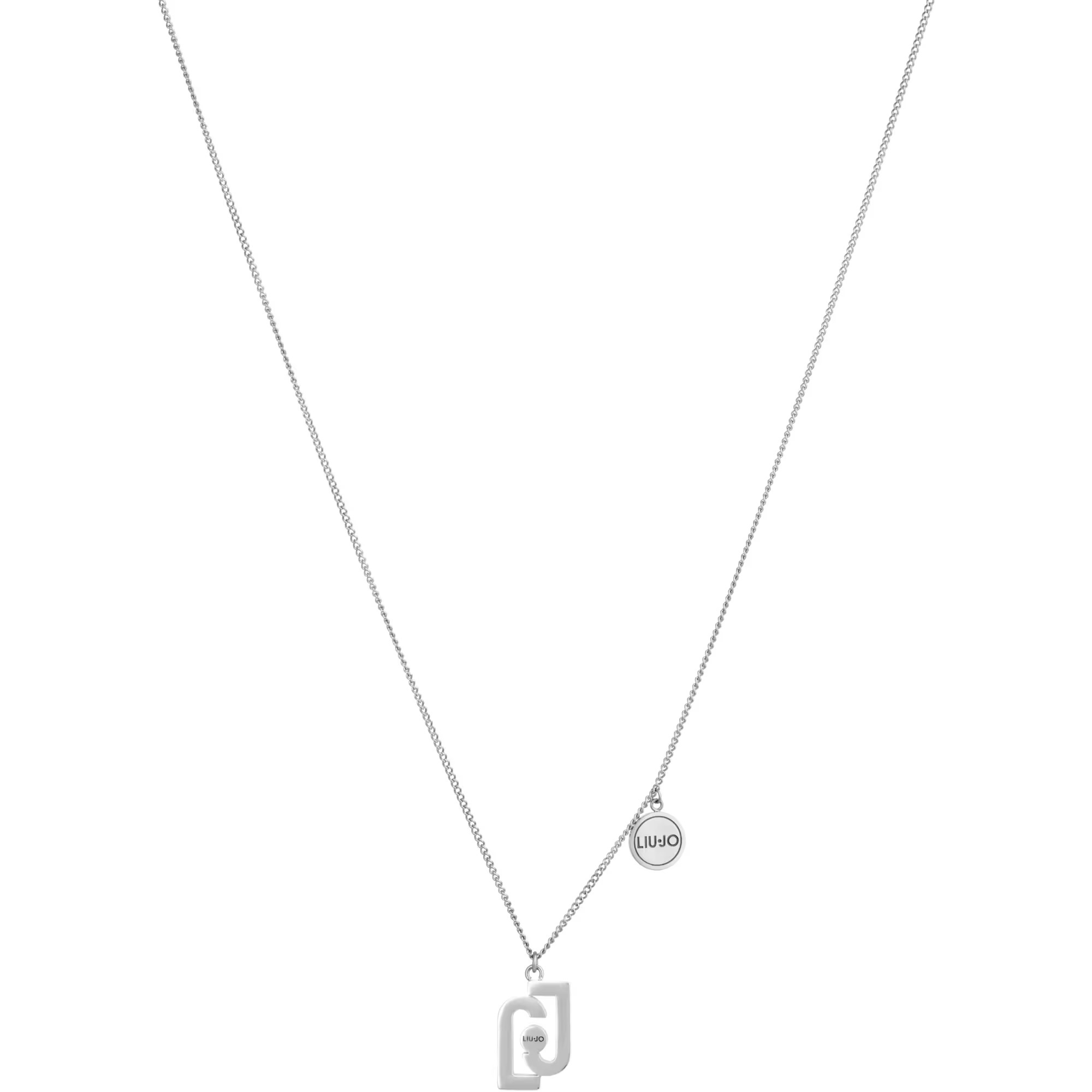 Liu Jo Štýlový oceľový náhrdelník s príveskom Identity LJ1981