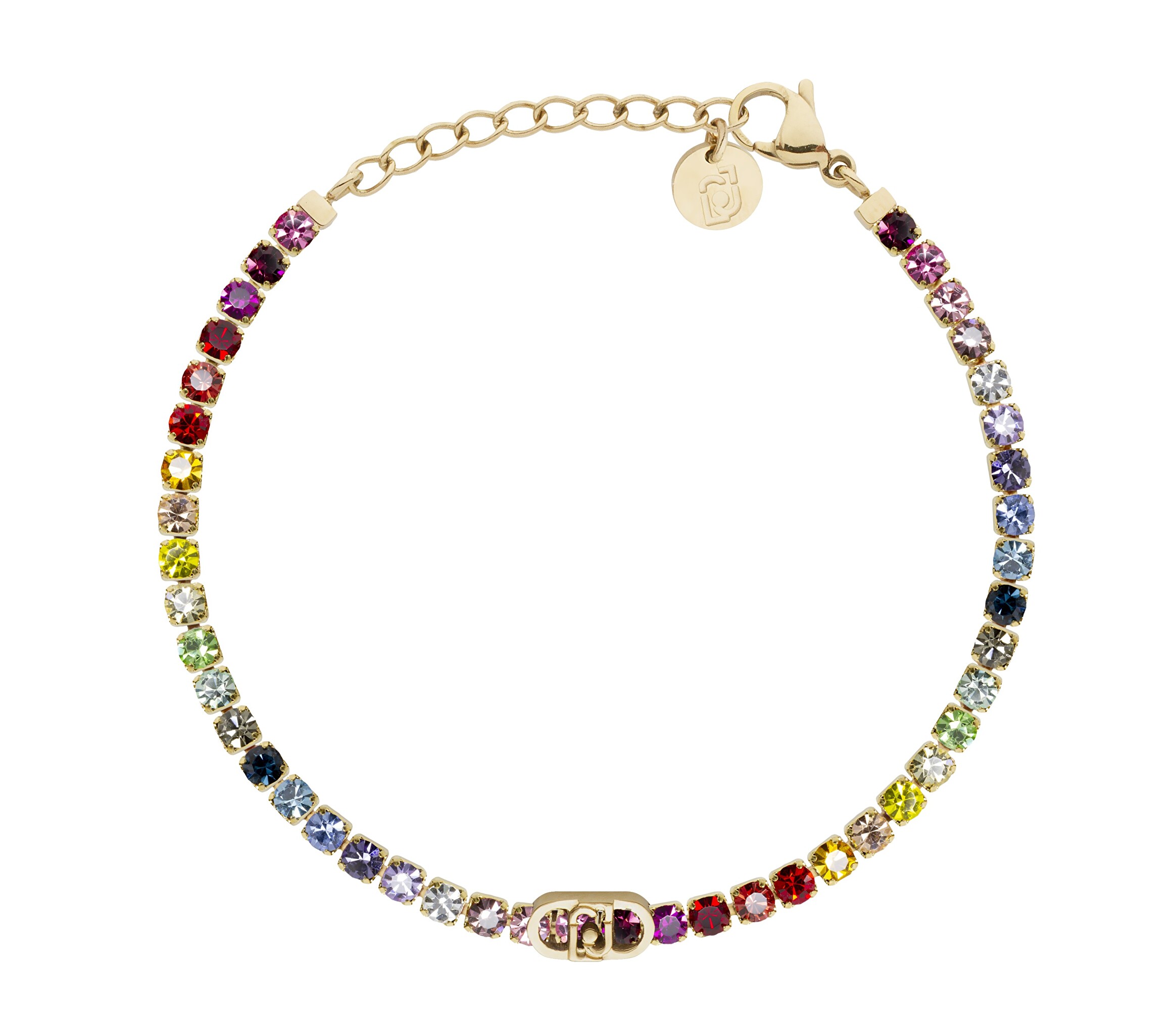 Liu Jo Tenisový náramek s duhovými krystaly Stones LJ3222