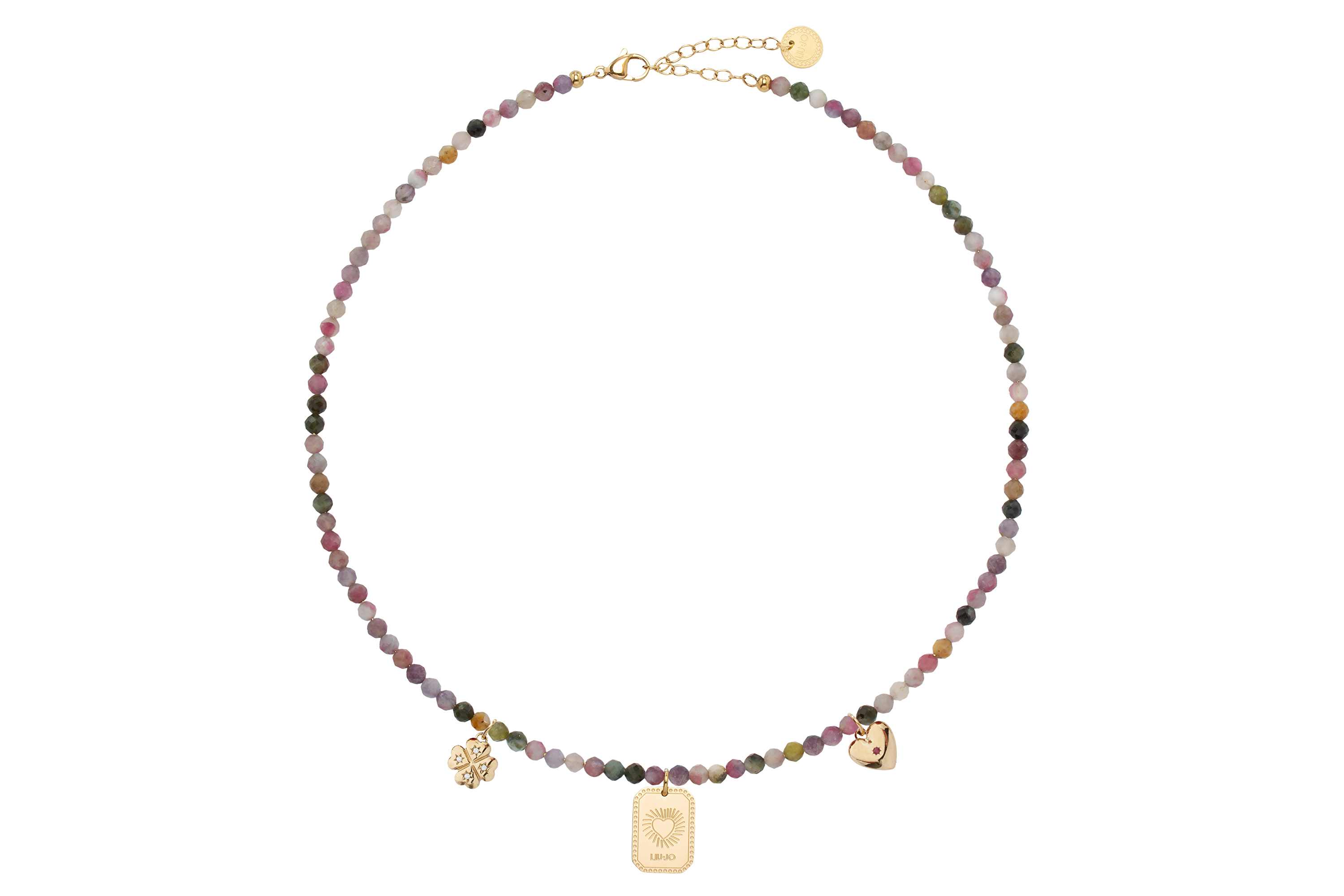 Liu Jo Úchvatný korálkový náhrdelník z oceli Icones LJ3156