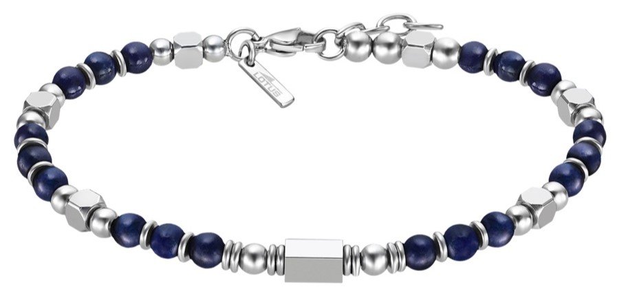 Lotus Style Korálkový oceľový náramok Urban Man LS2308-2/2