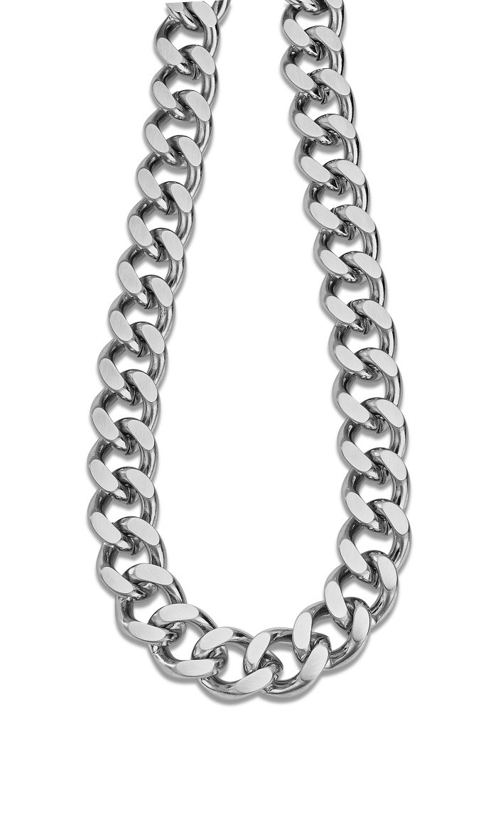 Lotus Style Masivní ocelový náhrdelník Men in Black LS2060-1/1