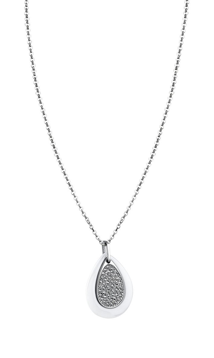 Lotus Style Stylový ocelový náhrdelník Ceramic LS1706-1/1