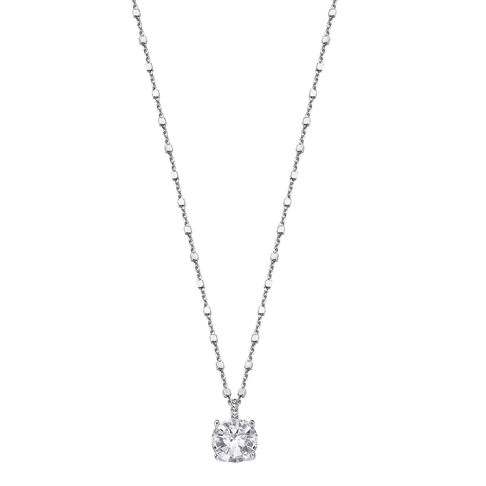 Lotus Silver Elegantní stříbrný náhrdelník s krystaly Swarovski LP2005-1/1 (řetízek, přívěsek)