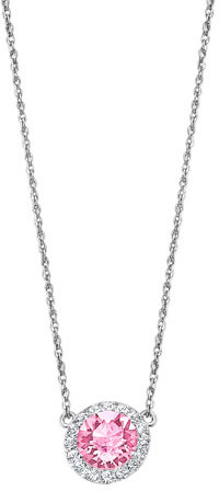 Lotus Silver Okouzlující stříbrný náhrdelník s třpytivými krystaly Swarovski LP2008-1/2