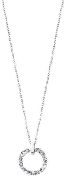 Lotus Silver Pôvabný strieborný náhrdelník s čírymi zirkónmi LP3100-1 / 1