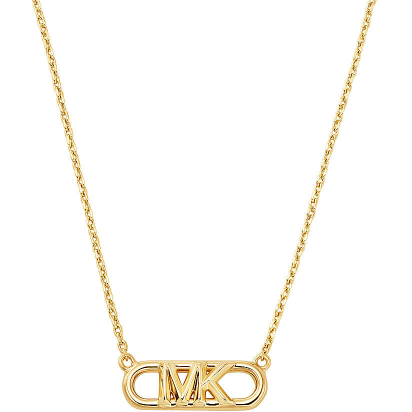 Levně Michael Kors Minimalistický pozlacený náhrdelník MKC164200710