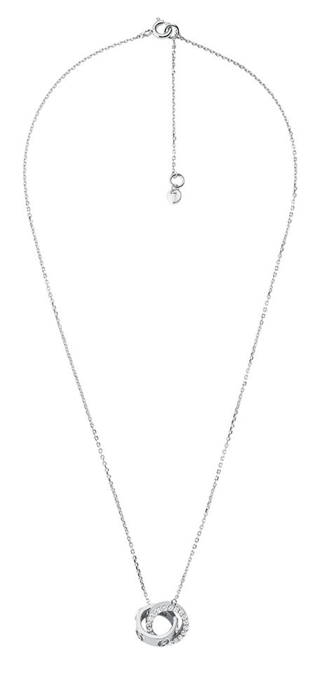 Levně Michael Kors Nadčasový stříbrný náhrdelník Premium MKC1554AN040