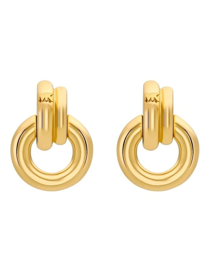 Michael Kors Slušivé pozlacené visací náušnice MKJ8531710