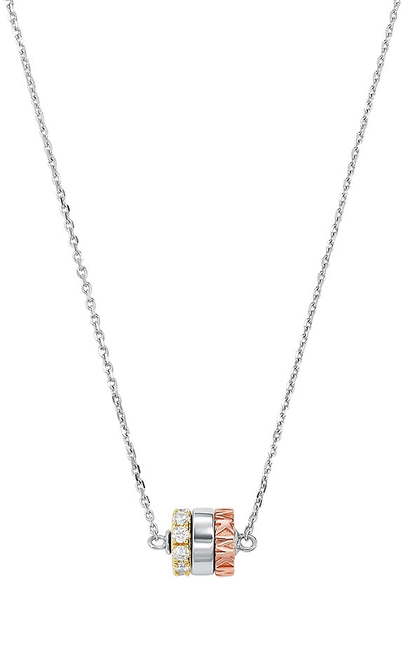 Michael Kors Strieborný náhrdelník s logom Premium MKC1584AN998