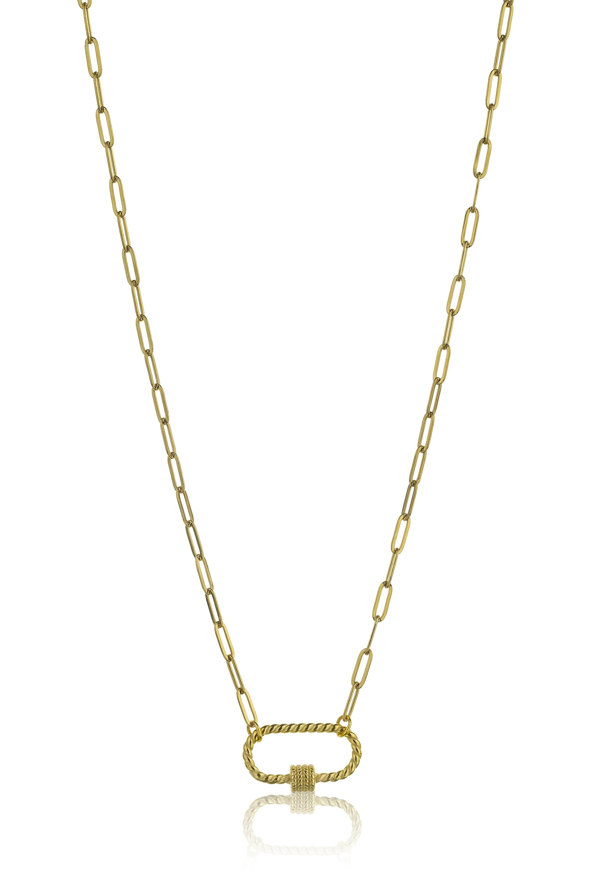 Levně Marc Malone Originální pozlacený náhrdelník Hailey Gold Necklace MCN23016G