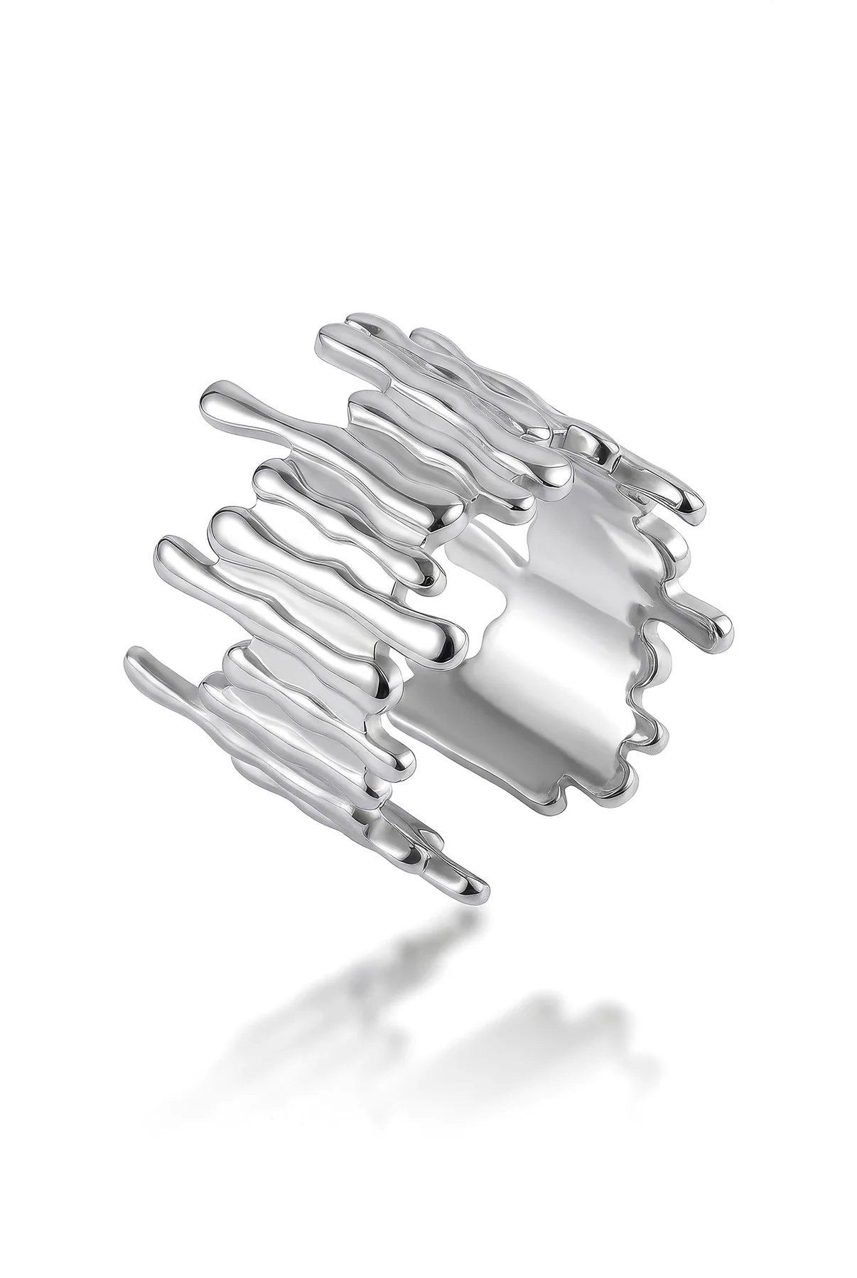 Marc Malone Otevřený designový prsten Lunas Ring MCR250351S