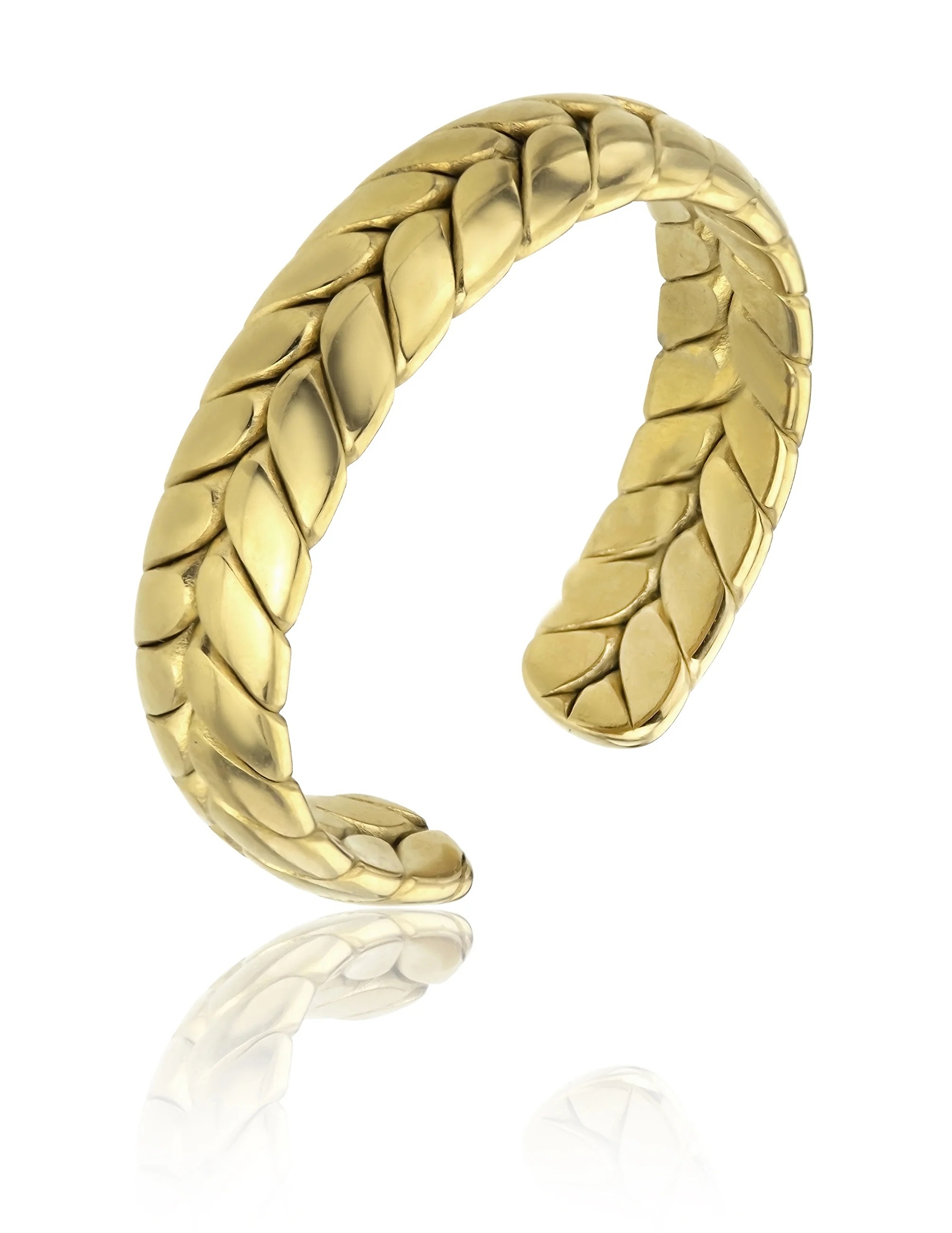 Levně Marc Malone Otevřený pozlacený prsten Oaklynn Gold Ring MCJ.R1024