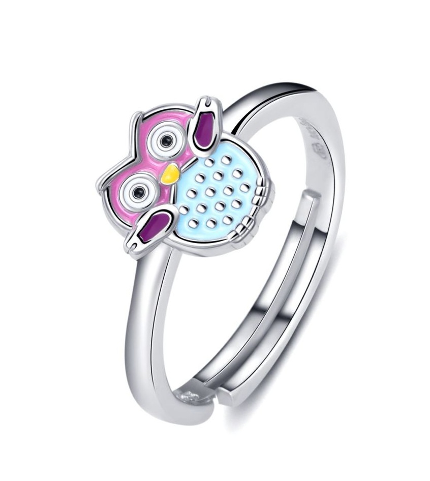 MOISS Detský strieborný prsteň Sovička R0003626