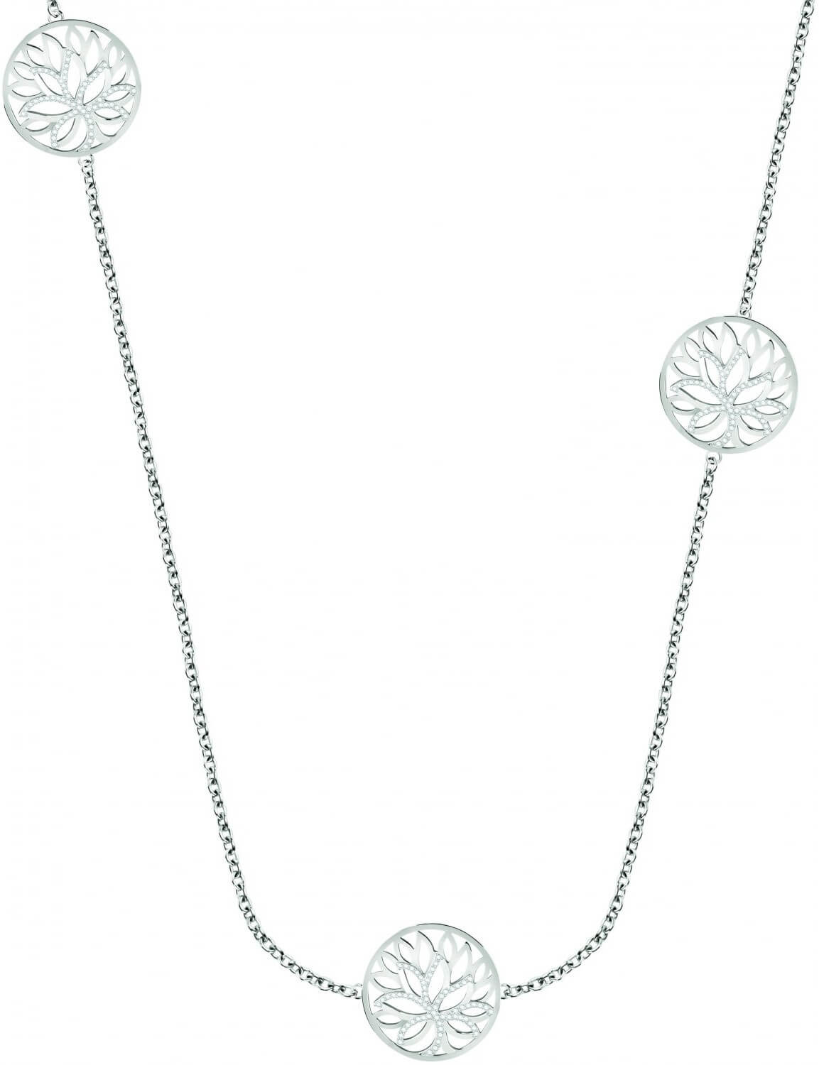 Levně Morellato Krásný náhrdelník s krystaly Strom života Loto SATD02