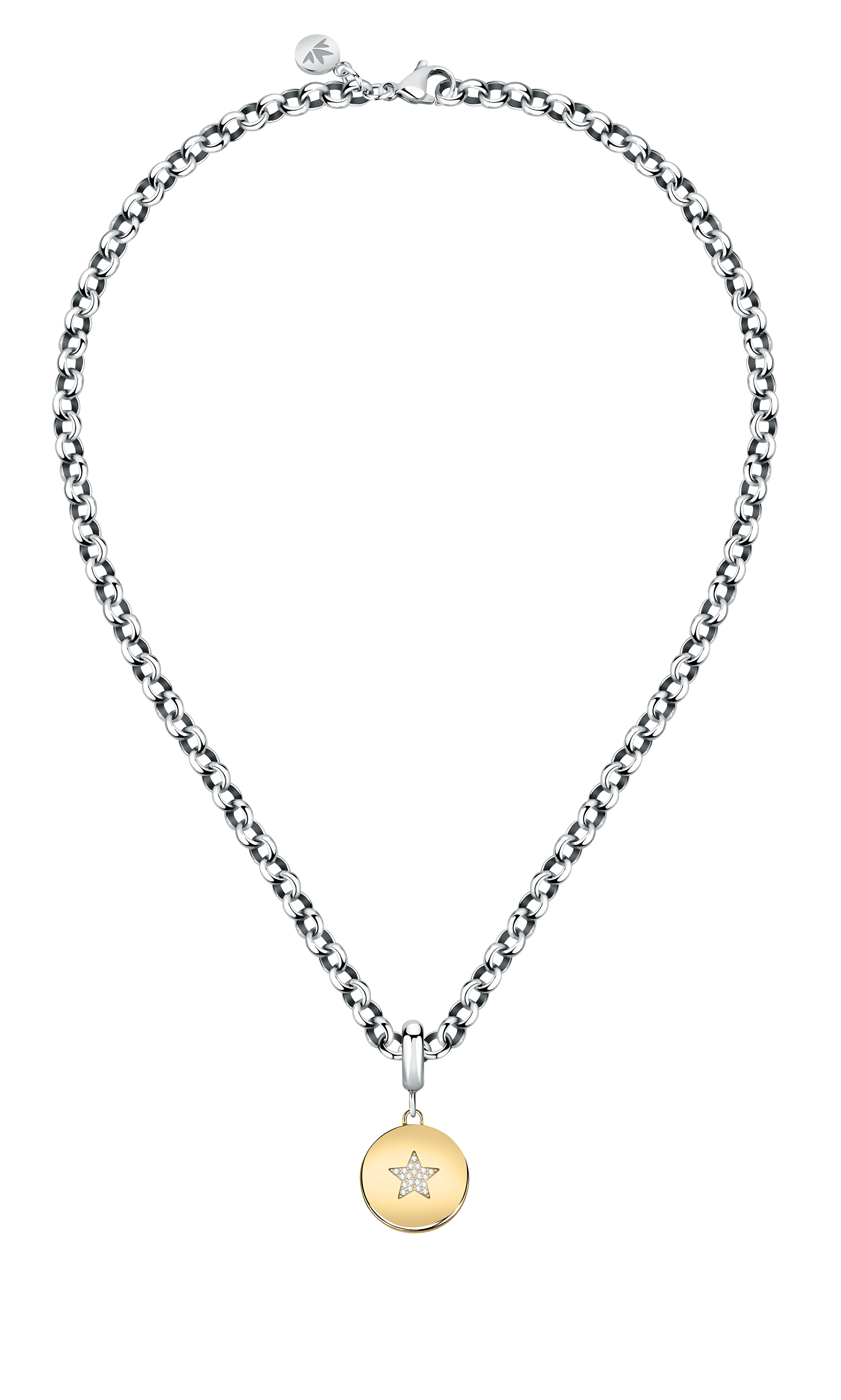 Morellato Krásny oceľový bicolor náhrdelník Hviezdička Drops SCZ1232